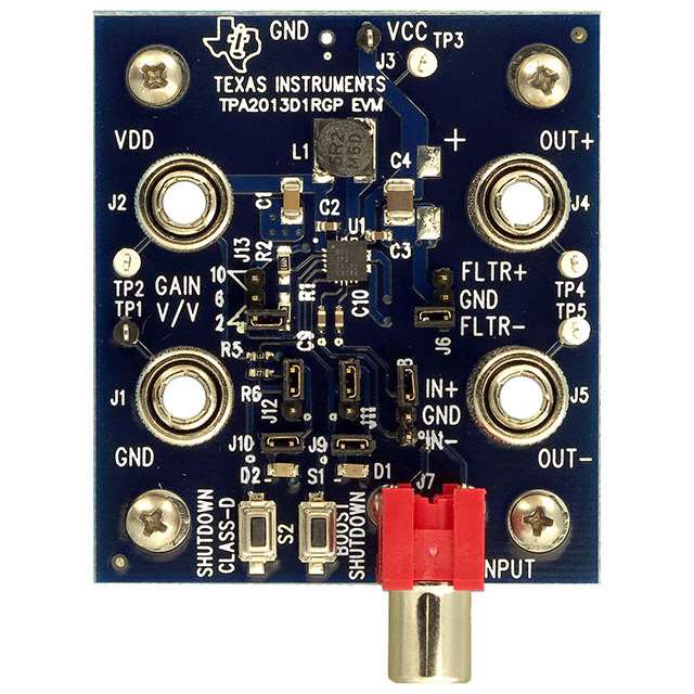 TPA2013D1EVM Texas Instruments  Cartes d'évaluation - Amplificateurs audio